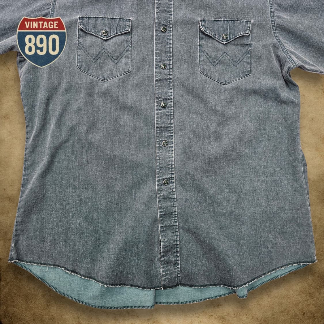 [110] Wrangler 랭글러 USA 90s 데님 웨스턴 셔츠 상품이미지3