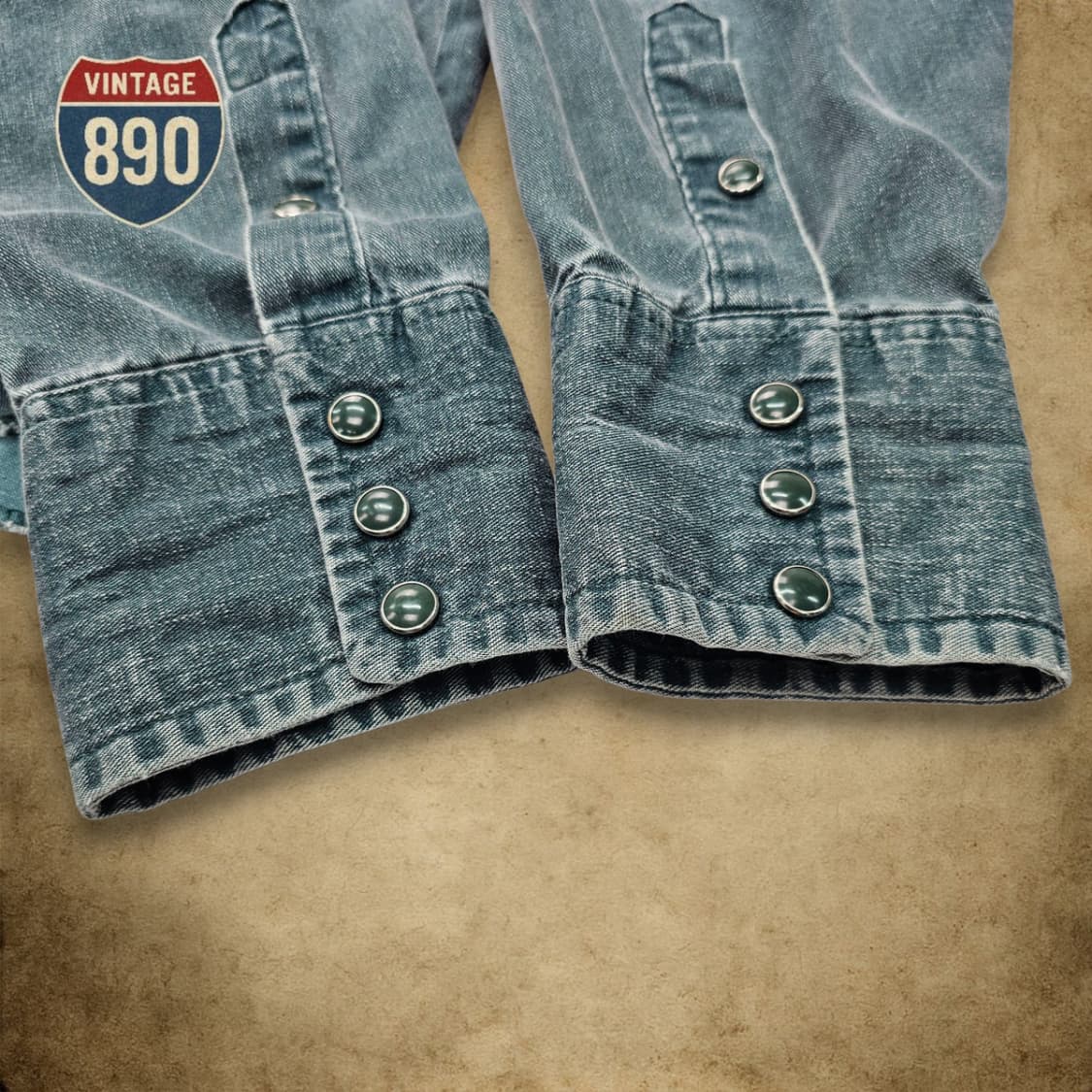 [110] Wrangler 랭글러 USA 90s 데님 웨스턴 셔츠 상품이미지6