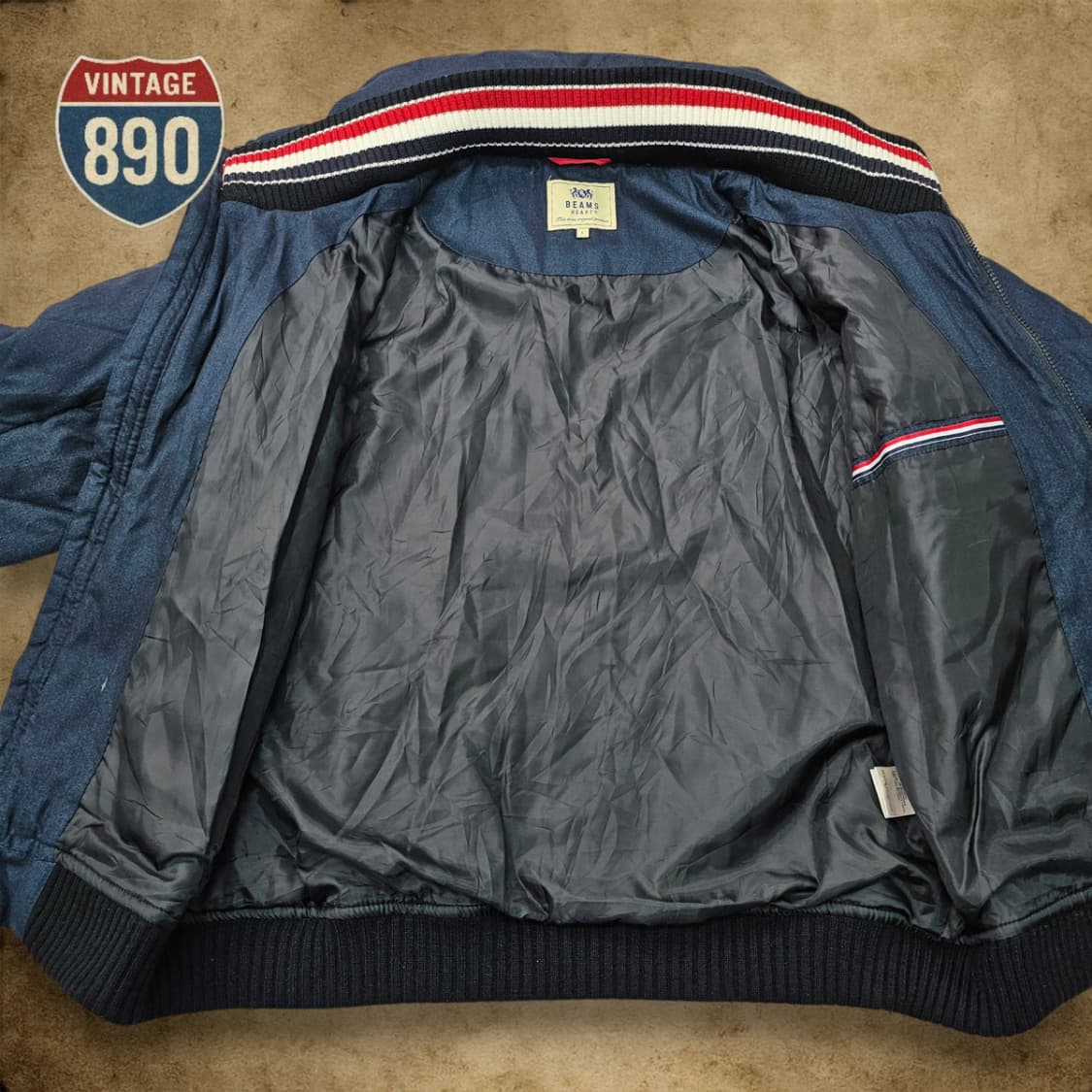 [L] BEAMS HEART 빔즈하트 퀼팅 자켓 상품이미지5