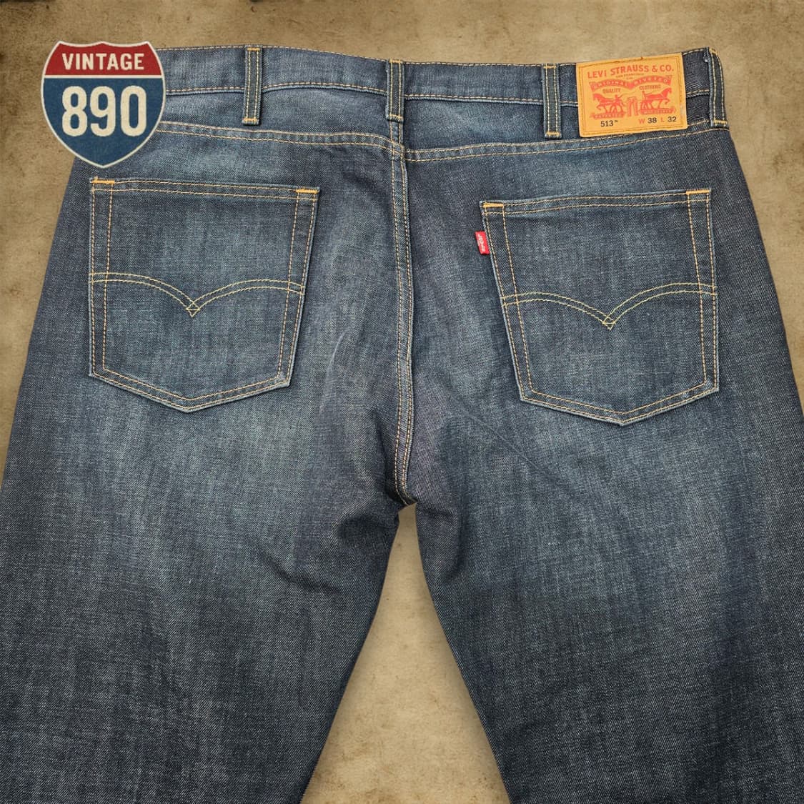 [38] Levi's 리바이스 513 일자핏 루즈핏 데님 청바지 상품이미지6