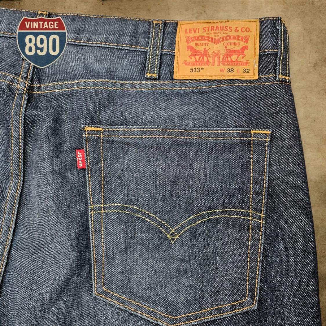 [38] Levi's 리바이스 513 일자핏 루즈핏 데님 청바지 상품이미지8