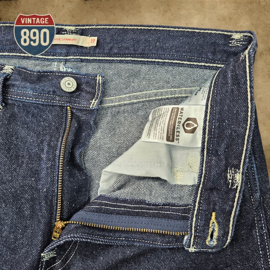 [27] Levi's 리바이스 RED 루즈 스트레이트 데님 청바지 상품이미지4