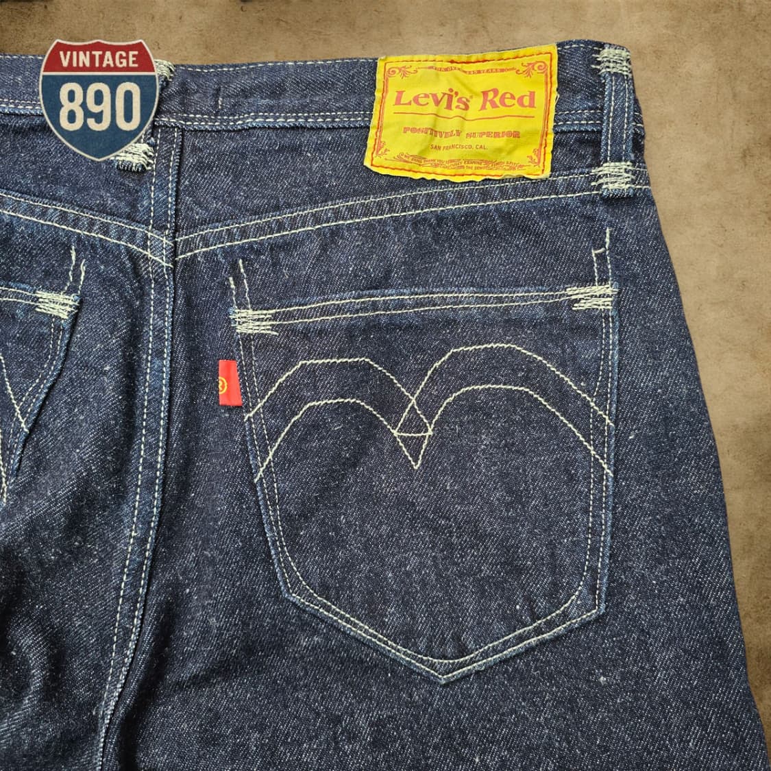 [27] Levi's 리바이스 RED 루즈 스트레이트 데님 청바지 상품이미지9