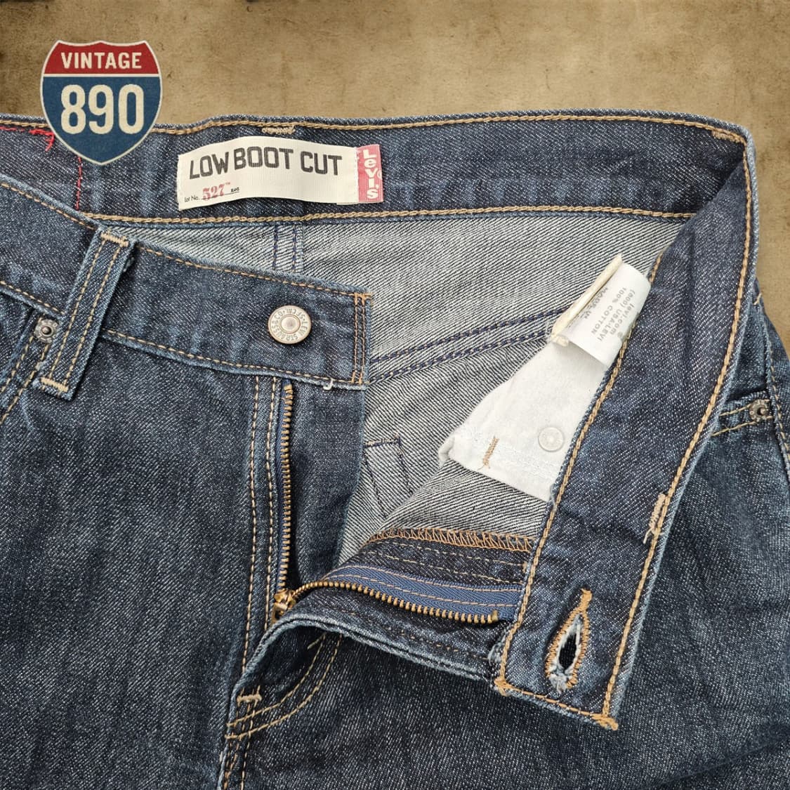 [30] Levi's 리바이스 527 로우 부츠컷 데님 청바지 상품이미지4