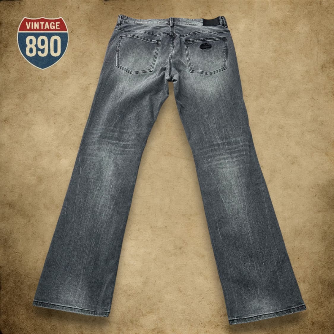 [32] LACOSTE 라코스테 그레이 데님 청바지 상품이미지6