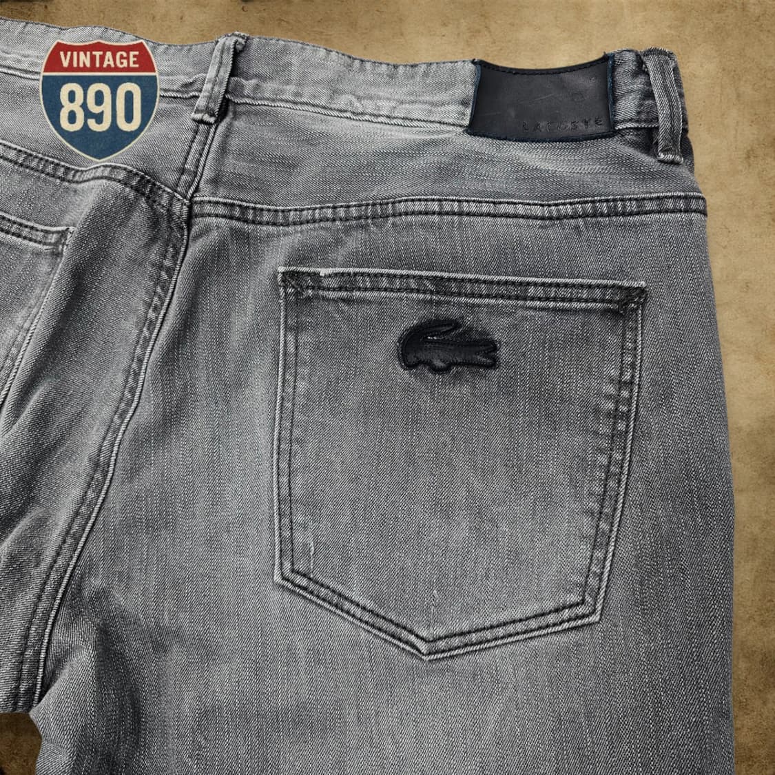 [32] LACOSTE 라코스테 그레이 데님 청바지 상품이미지9