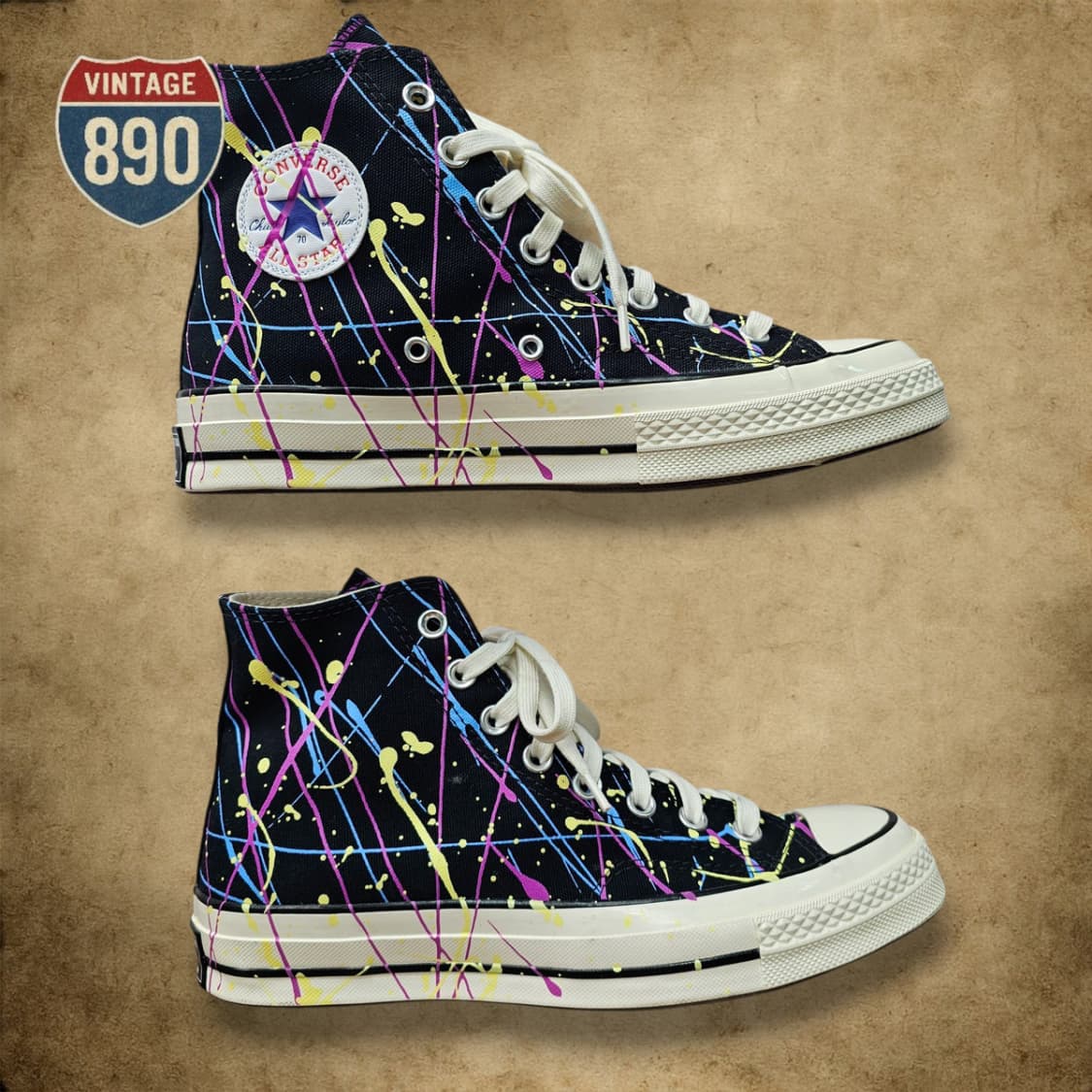 [260] CONVERSE 컨버스 척70 하이 페인트 스플레터 상품이미지6