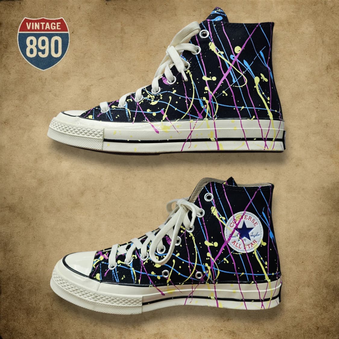 [260] CONVERSE 컨버스 척70 하이 페인트 스플레터 상품이미지7