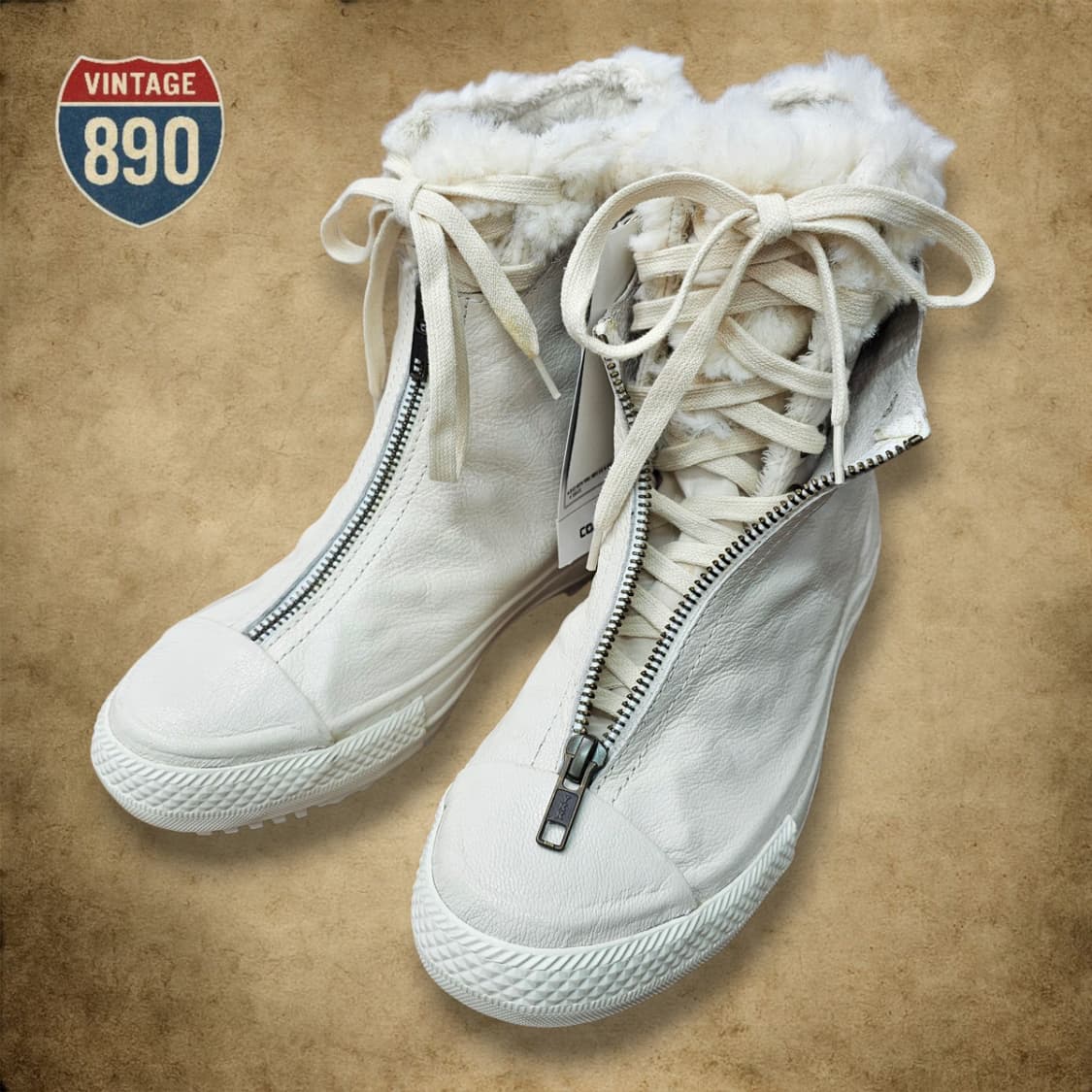 [230] CONVERSE 컨버스 올스타 하이 퍼 레더 부츠 상품이미지1