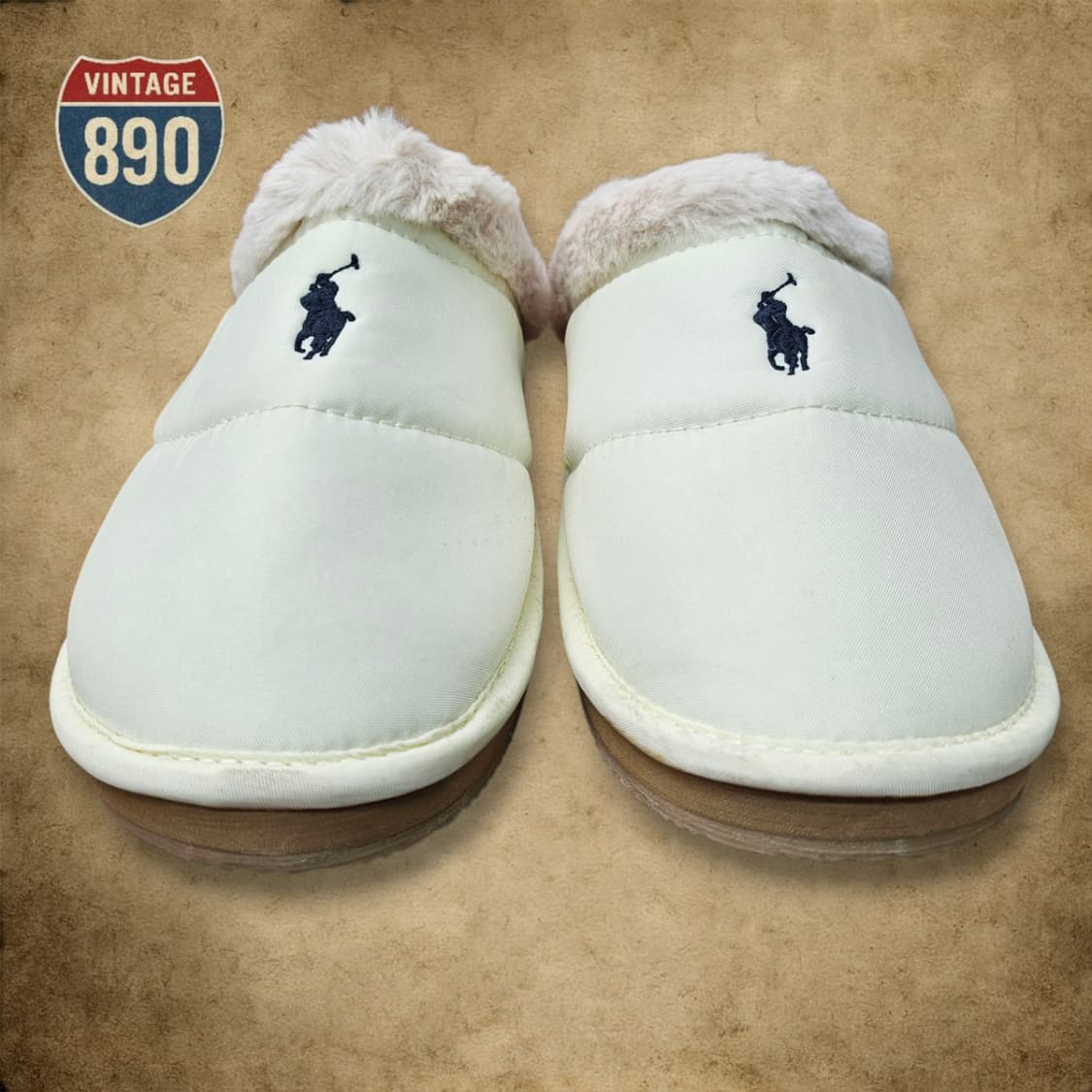 [230] POLO Ralph Lauren 폴로 케일리 포니 털 슬리퍼 상품이미지2