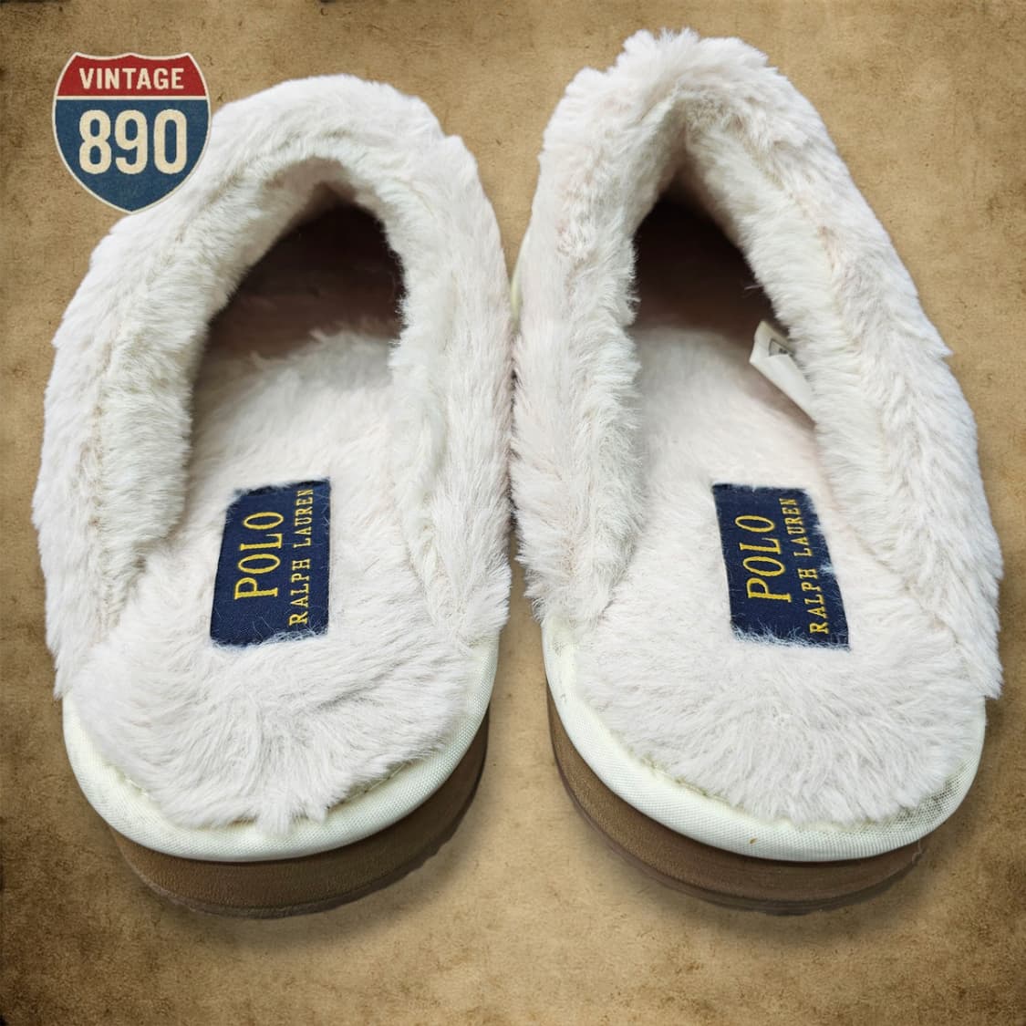 [230] POLO Ralph Lauren 폴로 케일리 포니 털 슬리퍼 상품이미지3