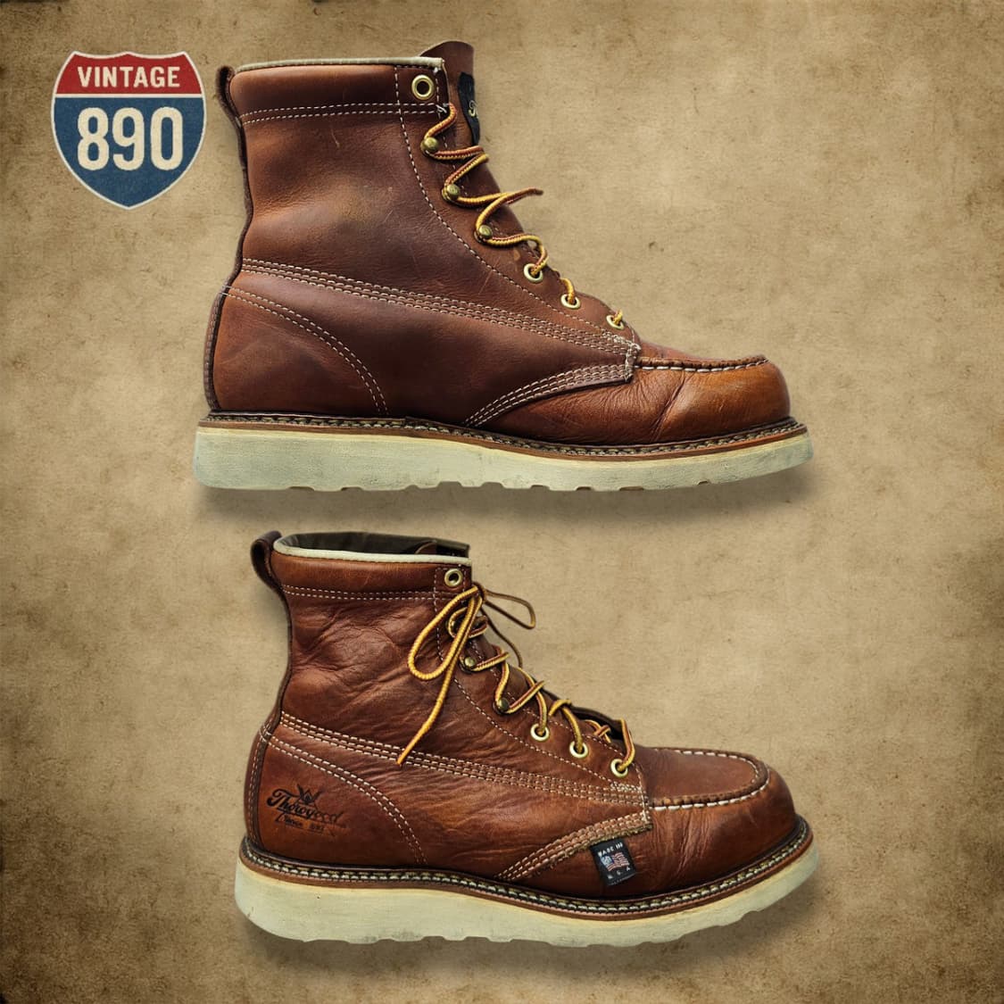 [8반] Thorogood 쏘로굿 6인치 아메리칸 목토 웨지 부츠 상품이미지8