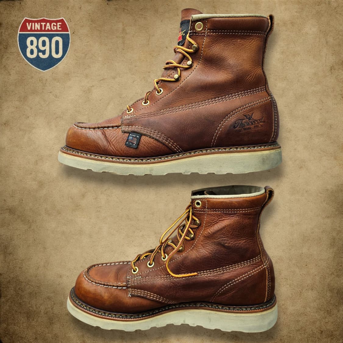 [8반] Thorogood 쏘로굿 6인치 아메리칸 목토 웨지 부츠 상품이미지9