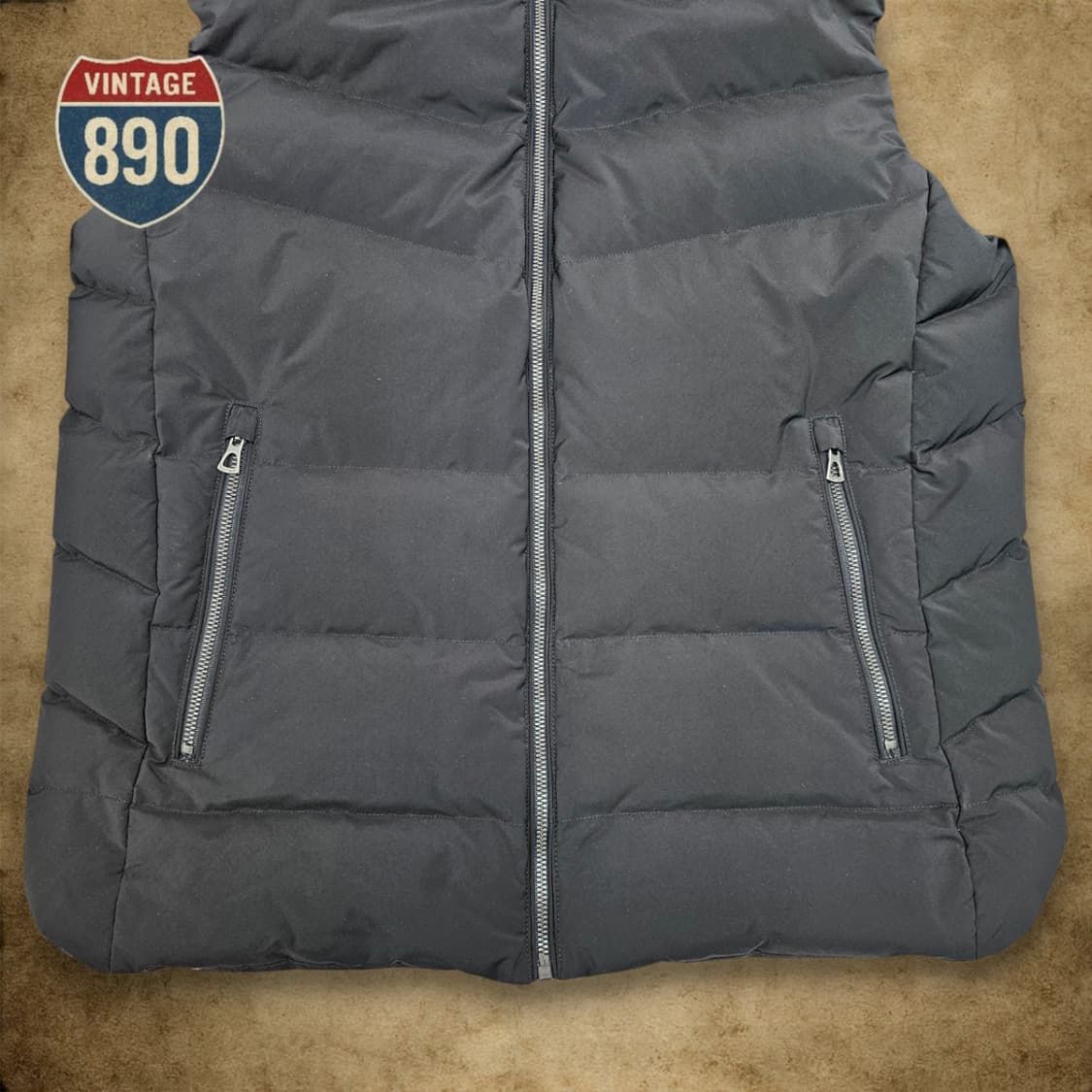 [105] series 시리즈 니트 패치 구스다운 점퍼 상품이미지3