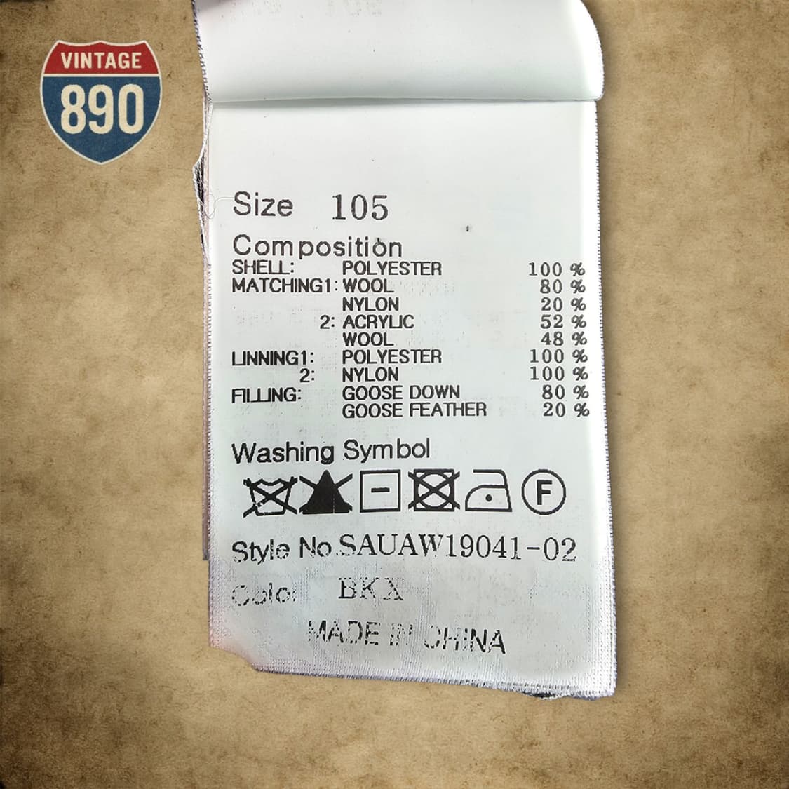 [105] series 시리즈 니트 패치 구스다운 점퍼 상품이미지7