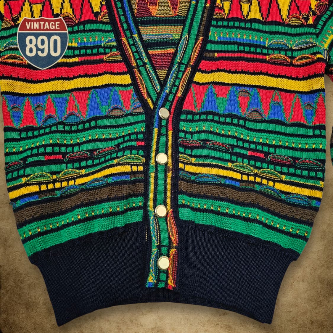 [F] ANDRE LUCIANO 안드레 루치아노 VTG 90s 가디건 상품이미지3