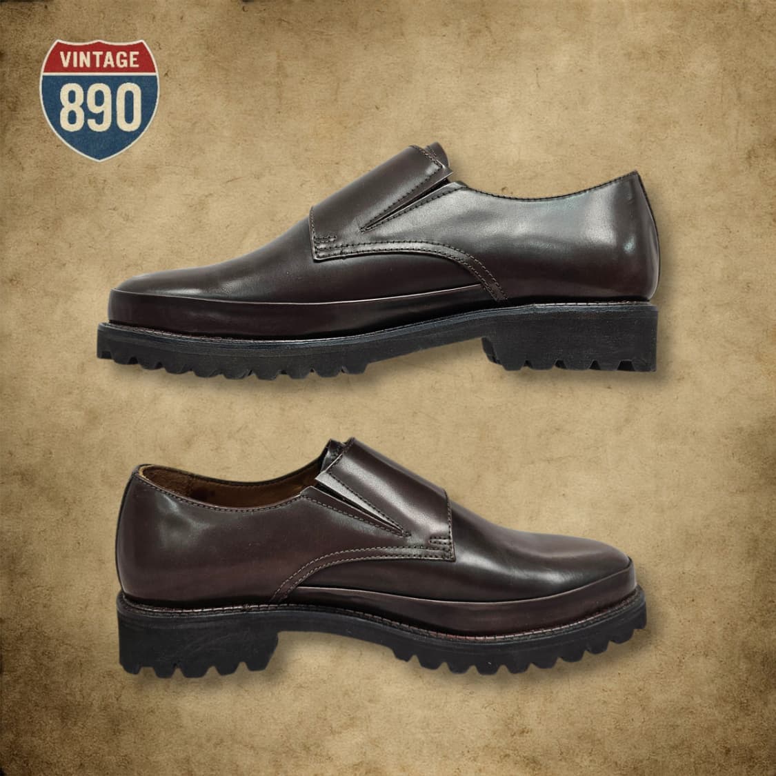 [265] 새제품 스테파노로시 더블몽크 로퍼 더비슈즈 상품이미지4