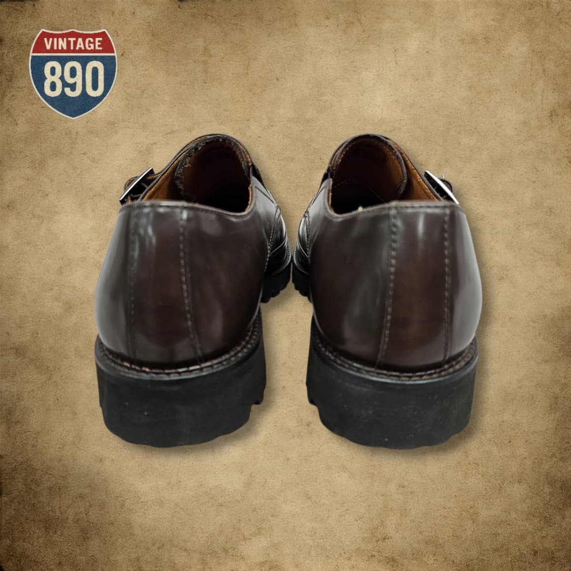 [265] 새제품 스테파노로시 더블몽크 로퍼 더비슈즈 상품이미지5