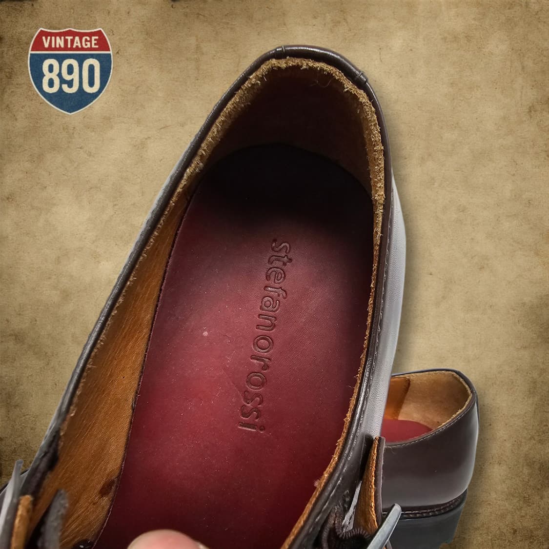 [265] 새제품 스테파노로시 더블몽크 로퍼 더비슈즈 상품이미지8