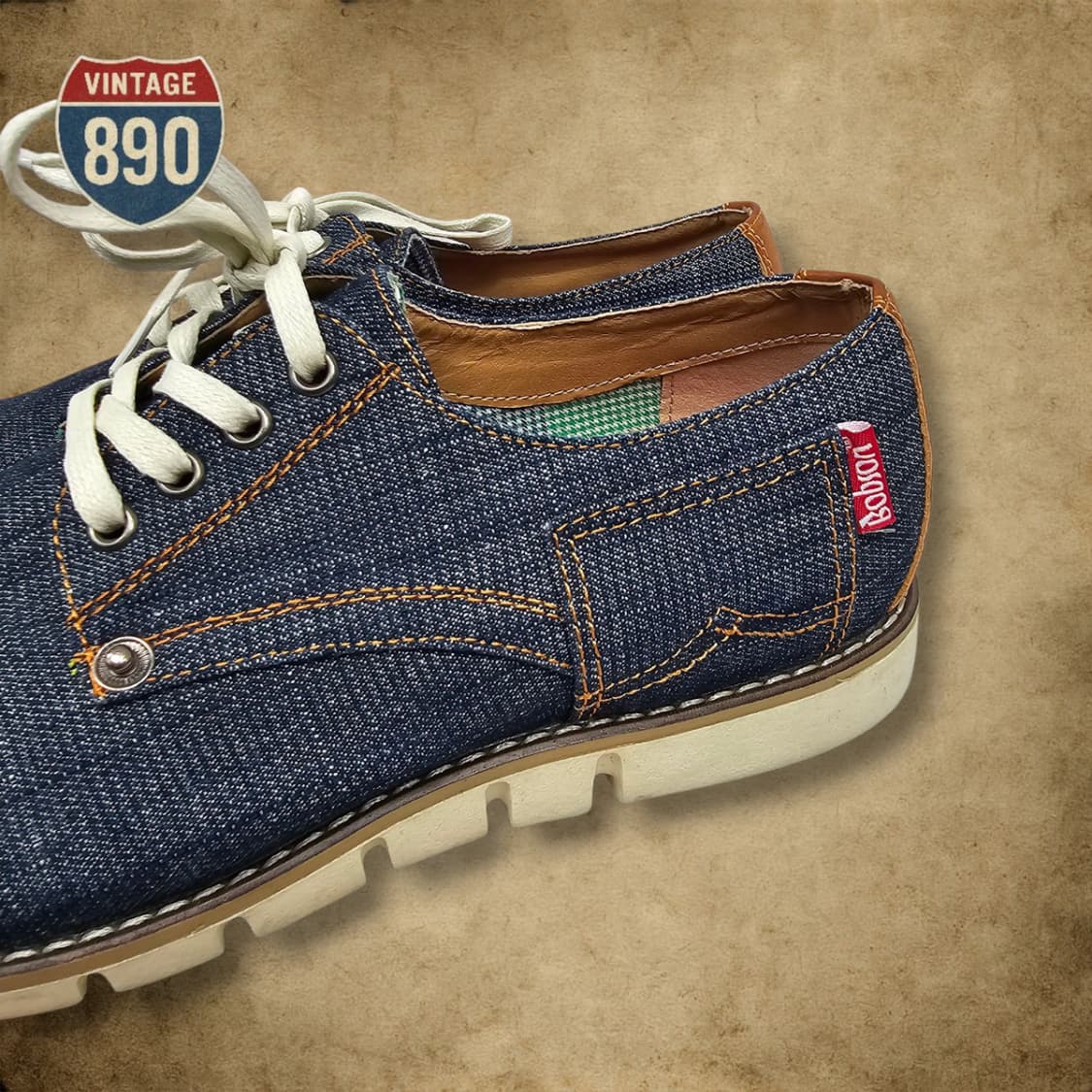 [270] BOBSON 밥슨 데님 옥스포드 로퍼 상품이미지7