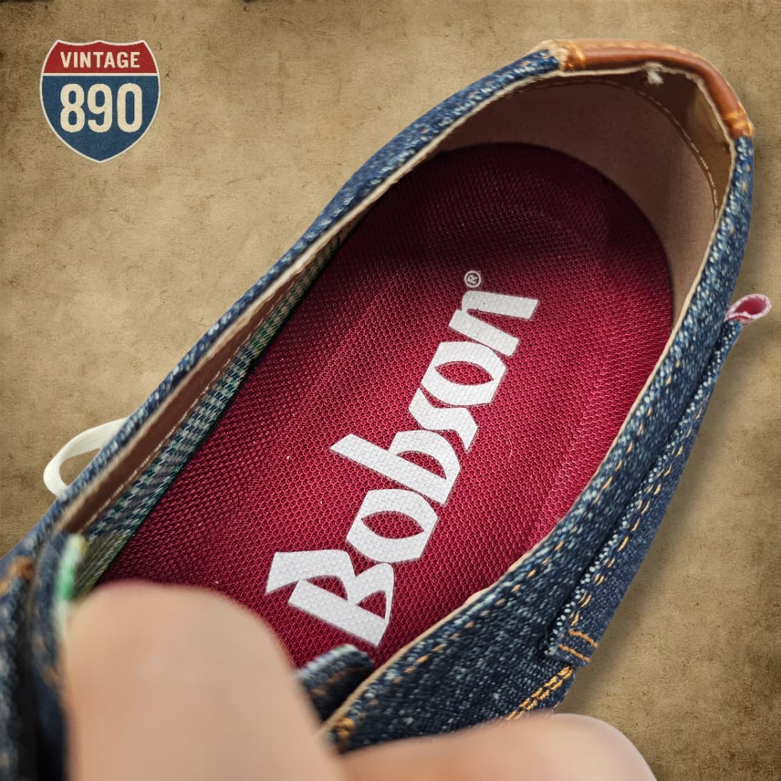 [270] BOBSON 밥슨 데님 옥스포드 로퍼 상품이미지8