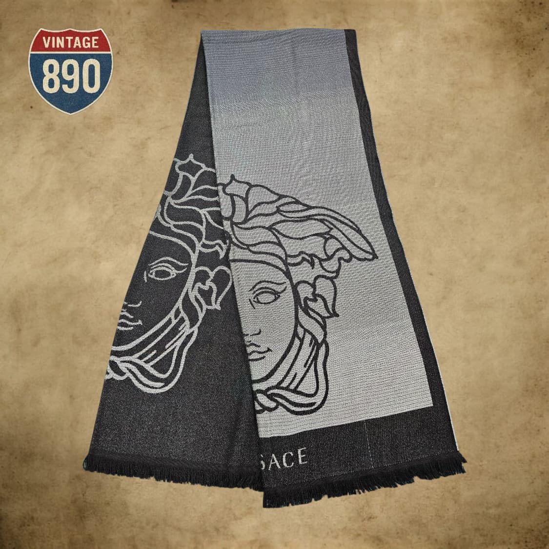 VERSACE 베르사체 메두사 울 머플러 상품이미지1