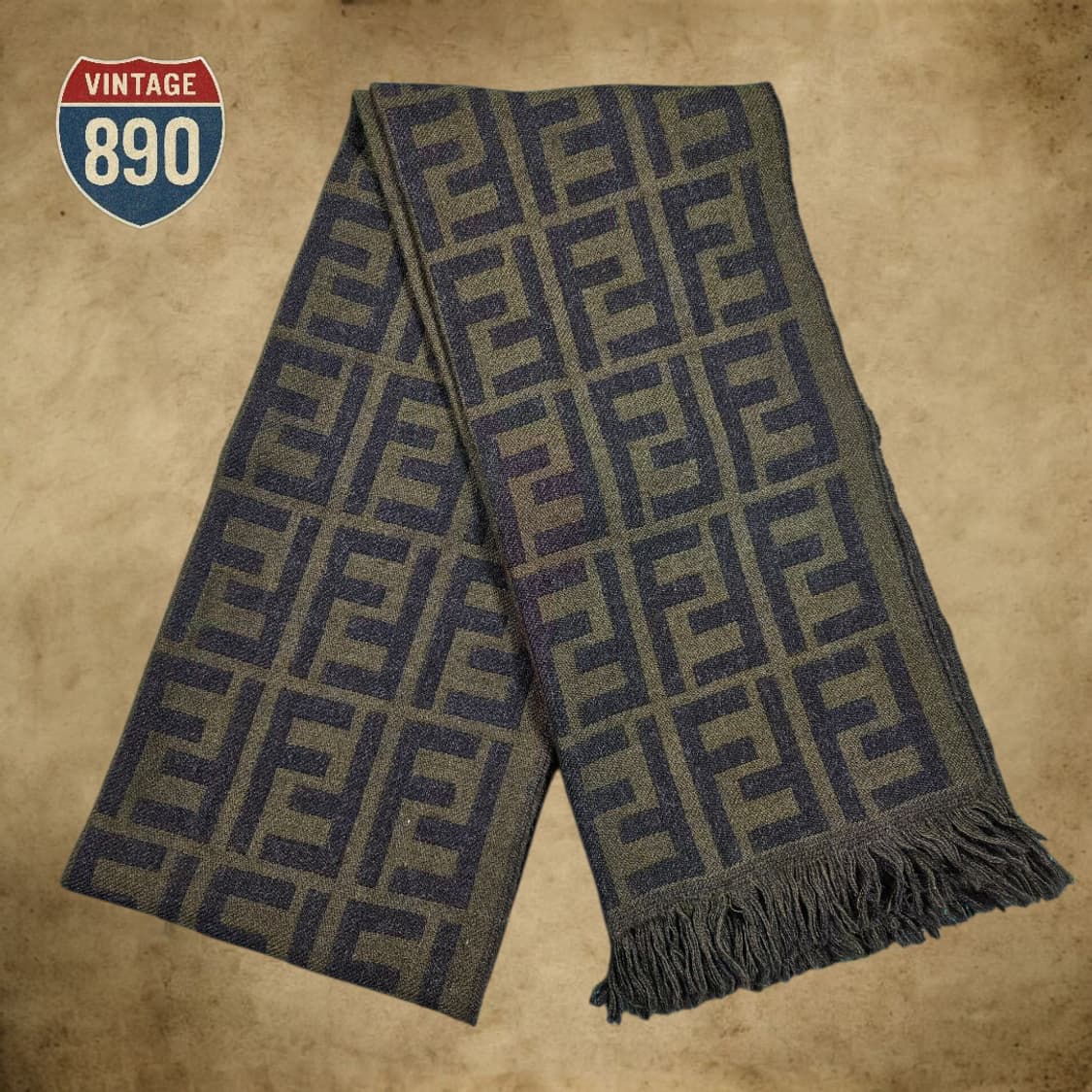 FENDI 펜디 FF 모노그램 울 머플러 상품이미지1