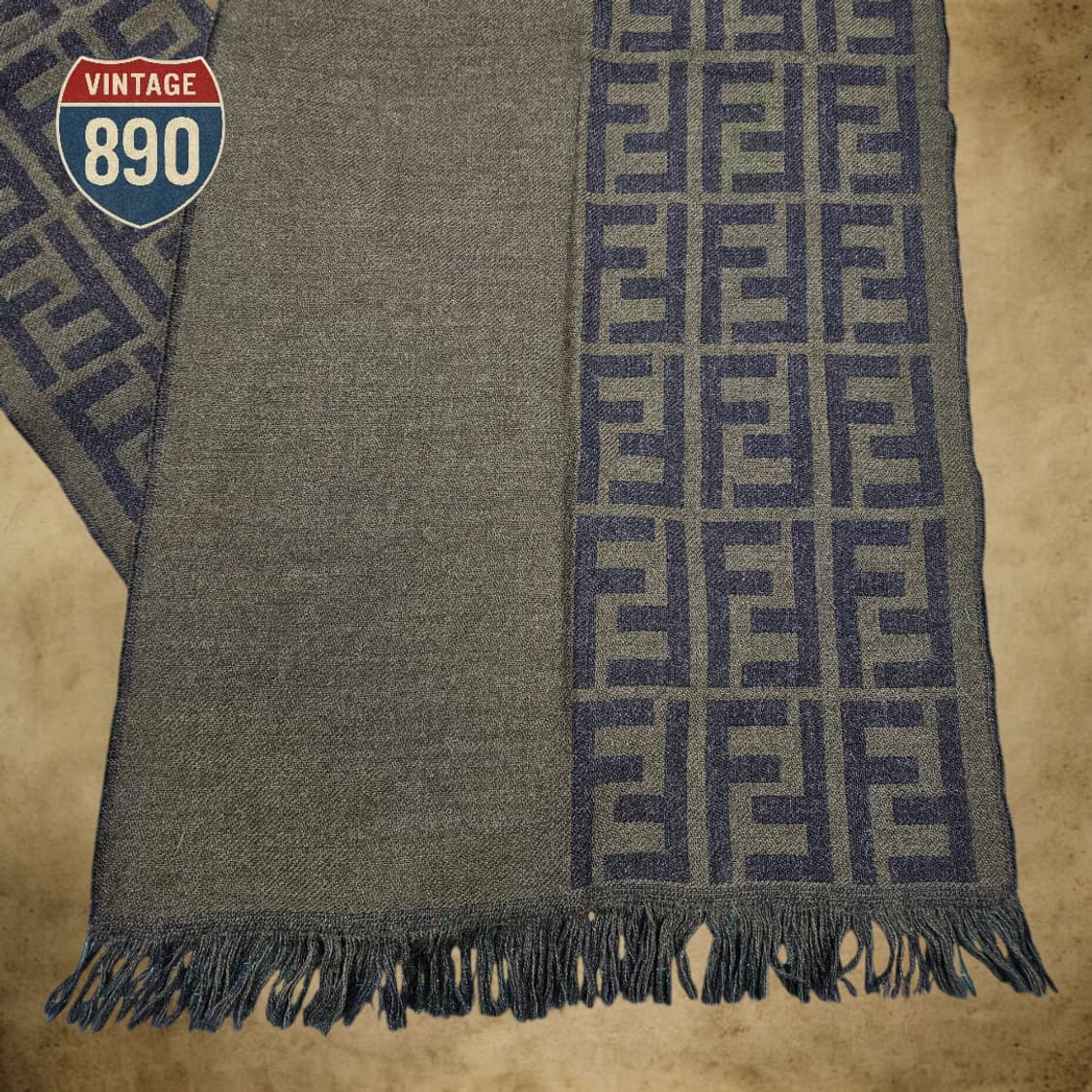 FENDI 펜디 FF 모노그램 울 머플러 상품이미지3