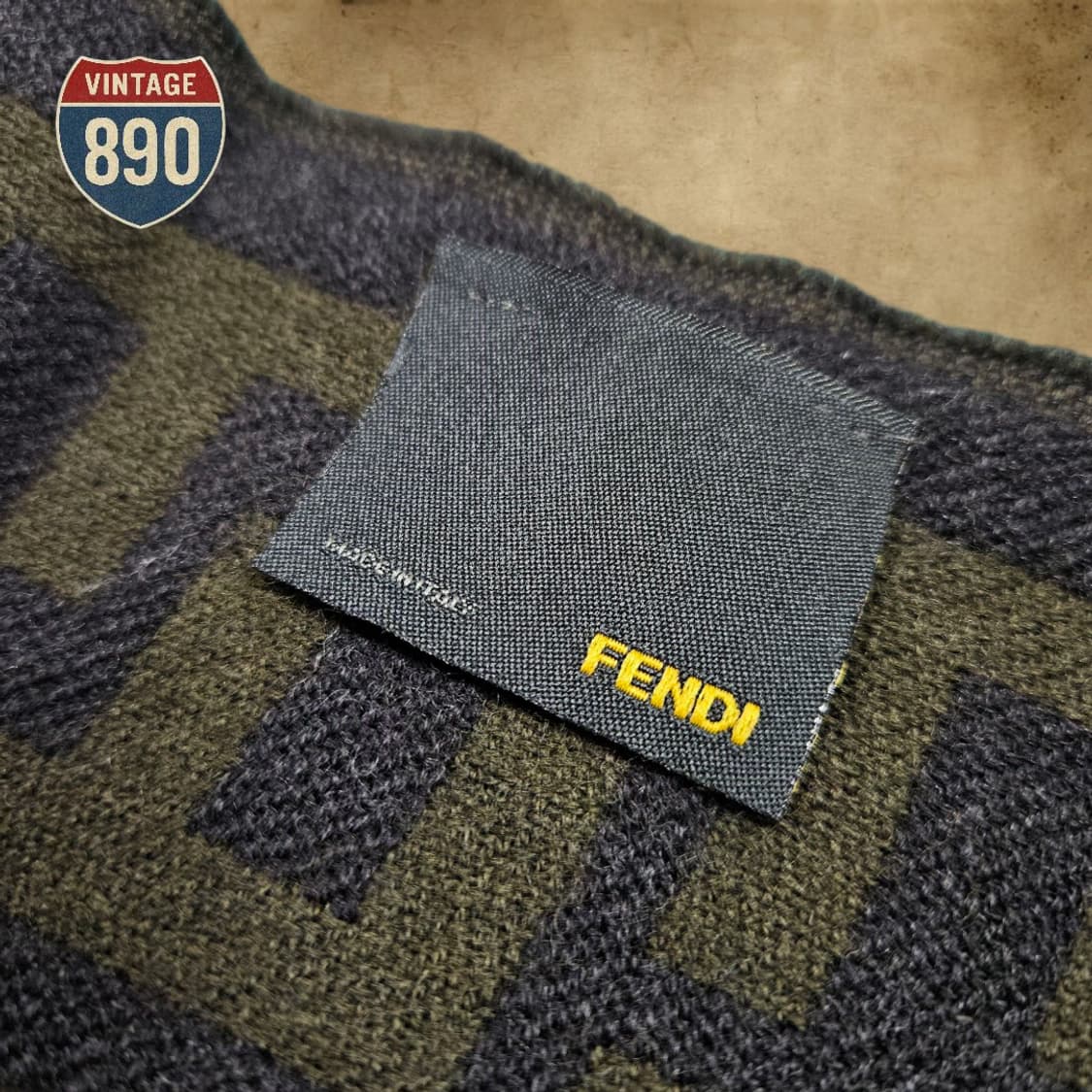 FENDI 펜디 FF 모노그램 울 머플러 상품이미지4