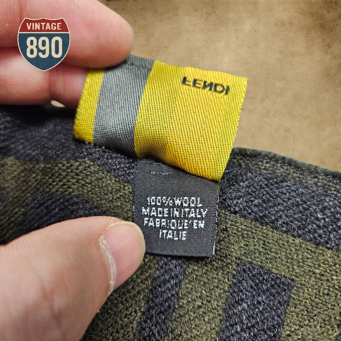 FENDI 펜디 FF 모노그램 울 머플러 상품이미지5