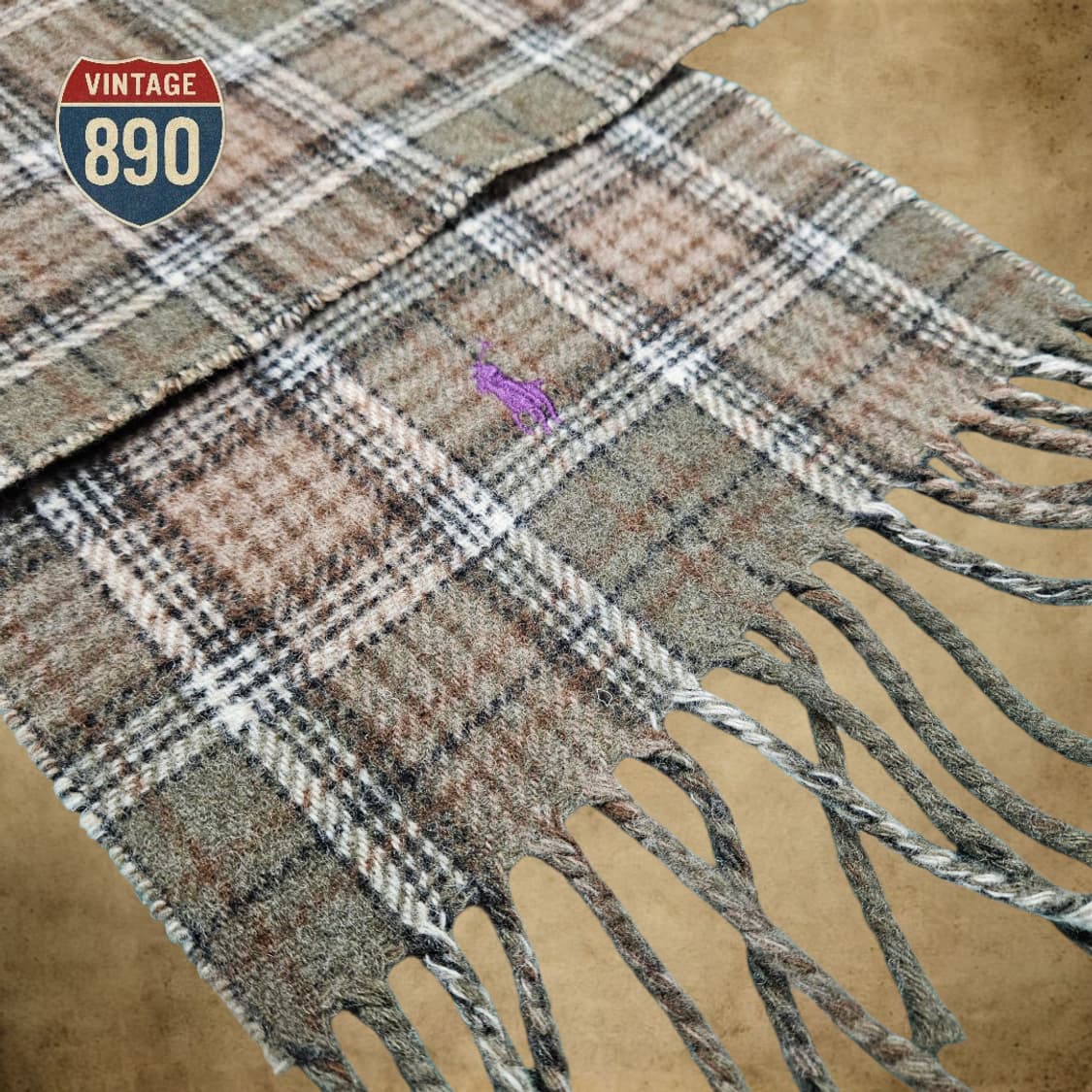 POLO Ralph Lauren 폴로 랄프로렌 울 머플러 상품이미지2