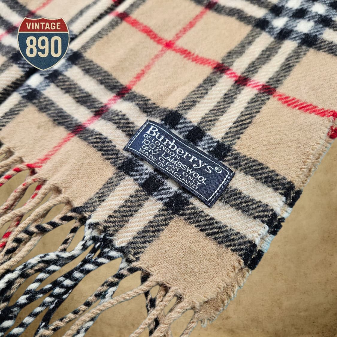 Burberry's 버버리 체크 울 머플러 상품이미지2