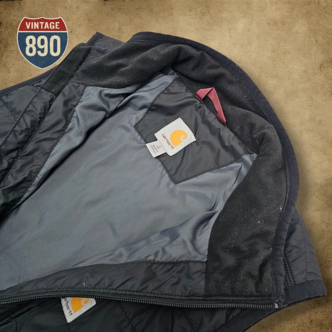 [L] carhartt 칼하트 레인디펜더 길리엄 패딩 조끼 상품이미지3