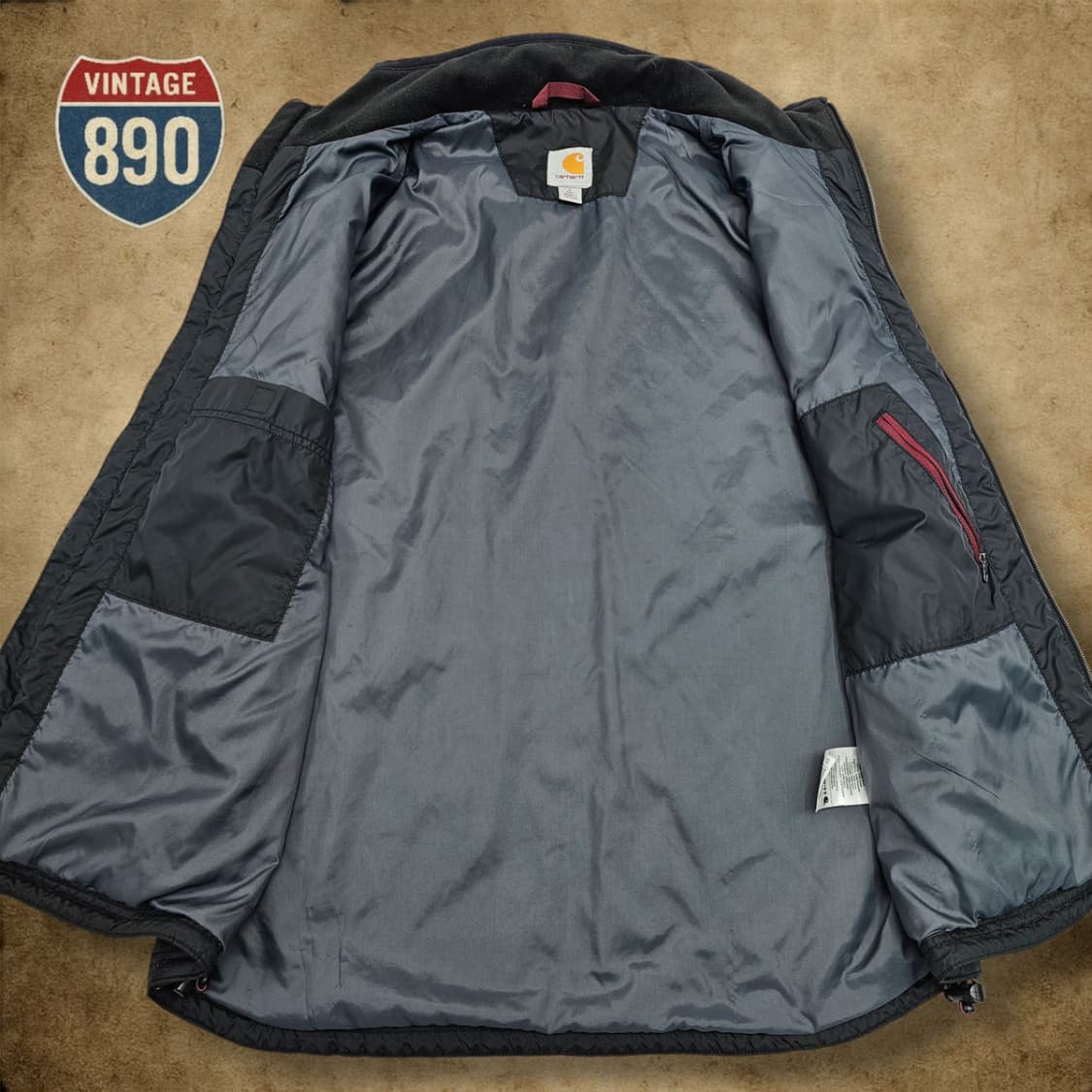 [L] carhartt 칼하트 레인디펜더 길리엄 패딩 조끼 상품이미지6