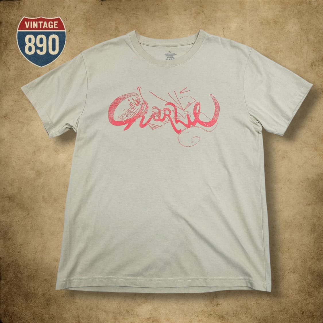 [XL] 찰리 푸스 월드 투어 밴드 반팔 티셔츠 상품이미지1