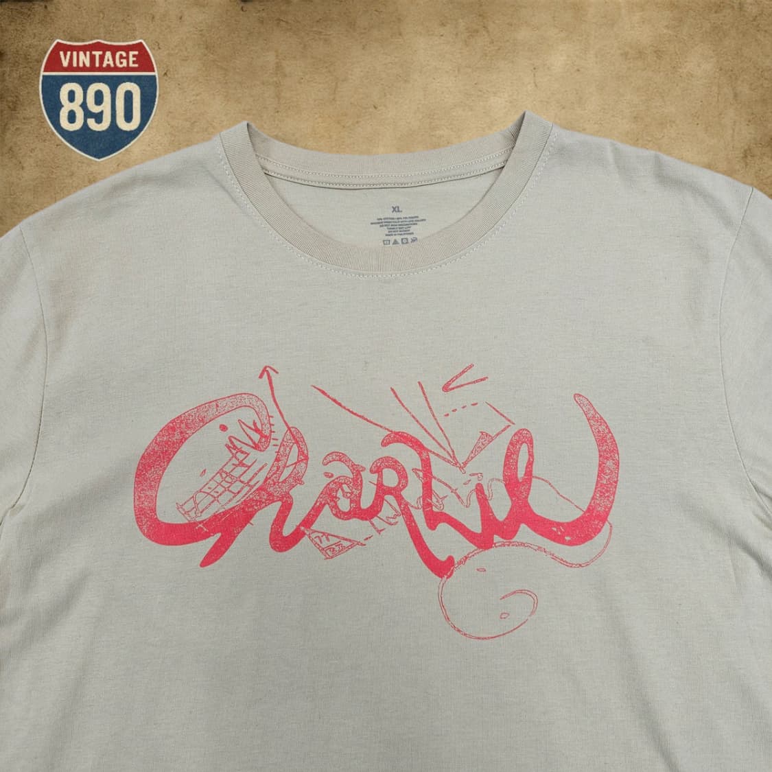 [XL] 찰리 푸스 월드 투어 밴드 반팔 티셔츠 상품이미지2