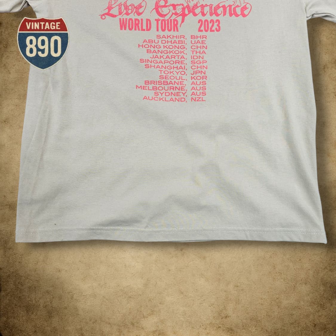 [XL] 찰리 푸스 월드 투어 밴드 반팔 티셔츠 상품이미지7