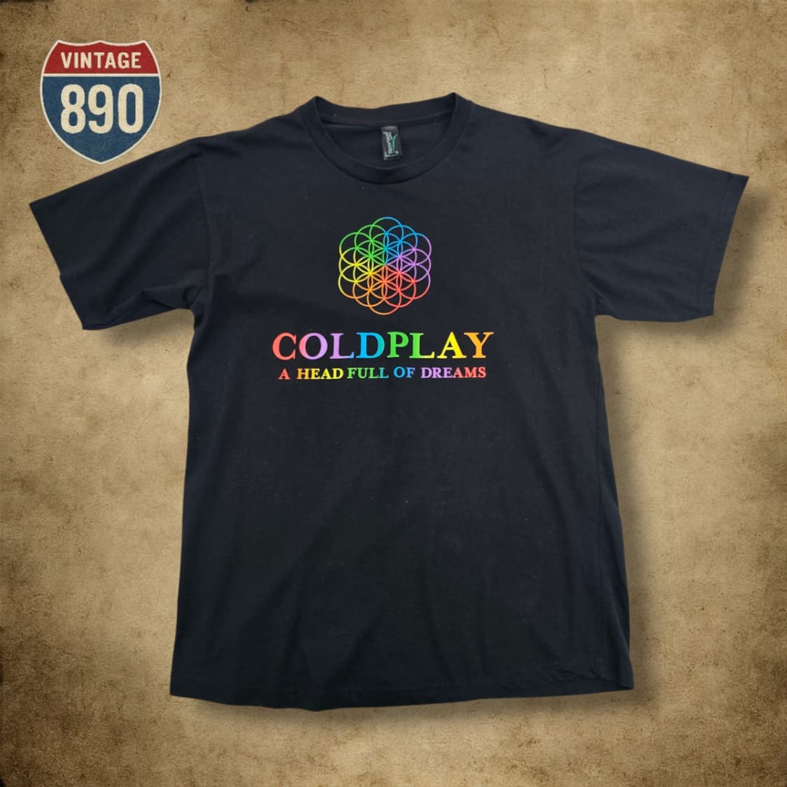 [S] 콜드플레이 2017 월드투어 반팔 티셔츠 상품이미지1