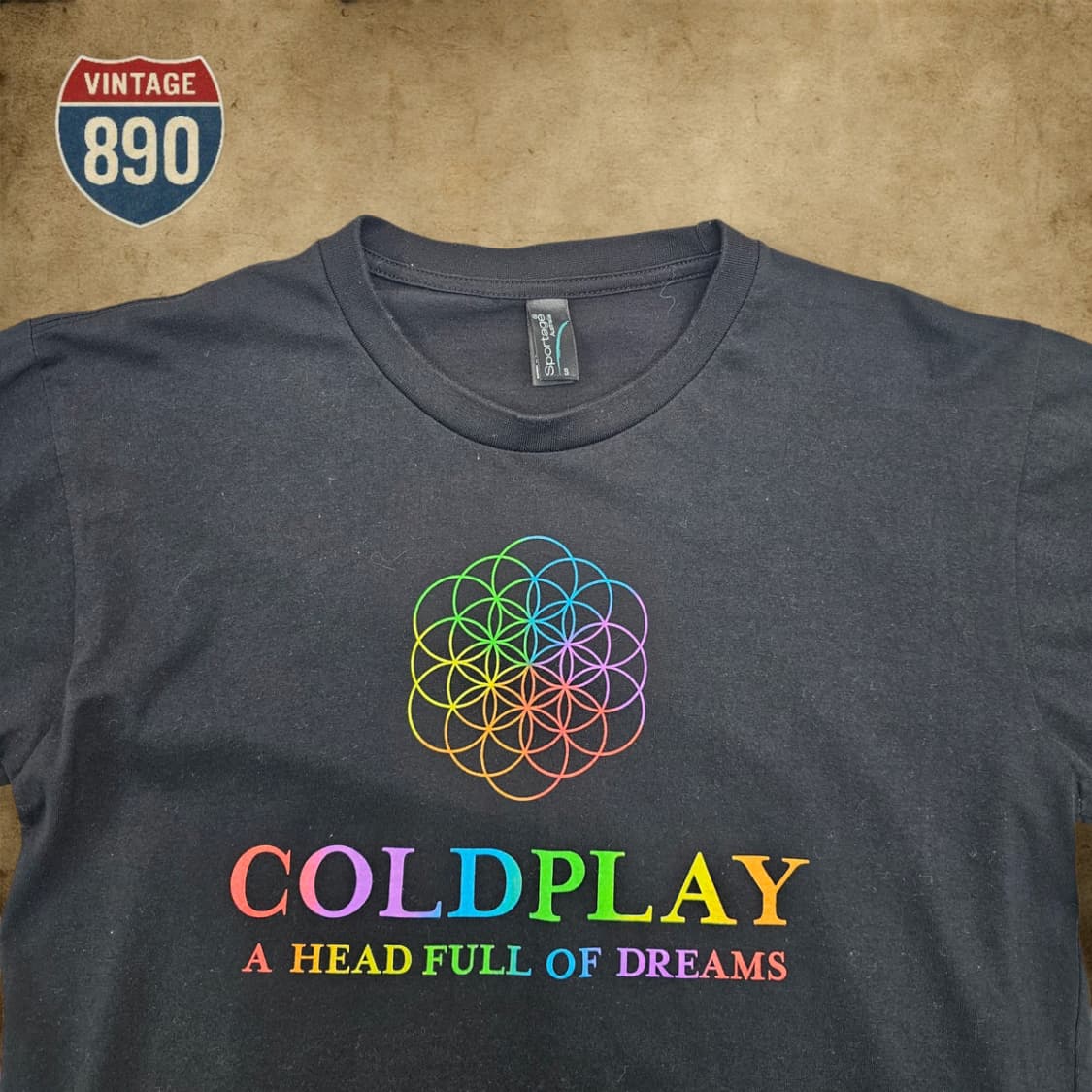 [S] 콜드플레이 2017 월드투어 반팔 티셔츠 상품이미지2