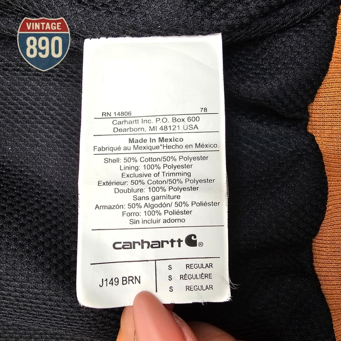 [S] carhartt 칼하트 써멀 후드집업 상품이미지7