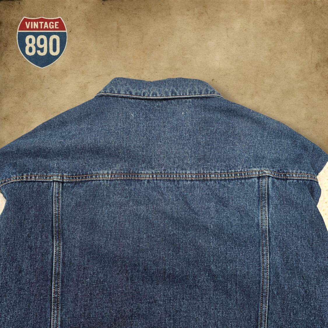 [M] ZARA 자라 니트 소매 빈티지 데님 자켓 상품이미지9