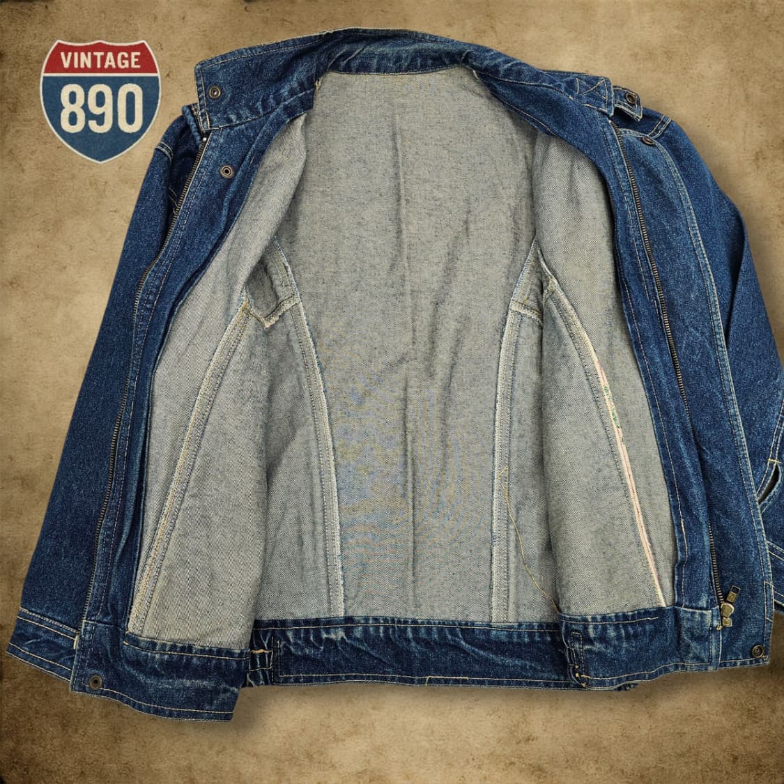 [100] EXCEL 엑셀 VTG 데님 청자켓 상품이미지6