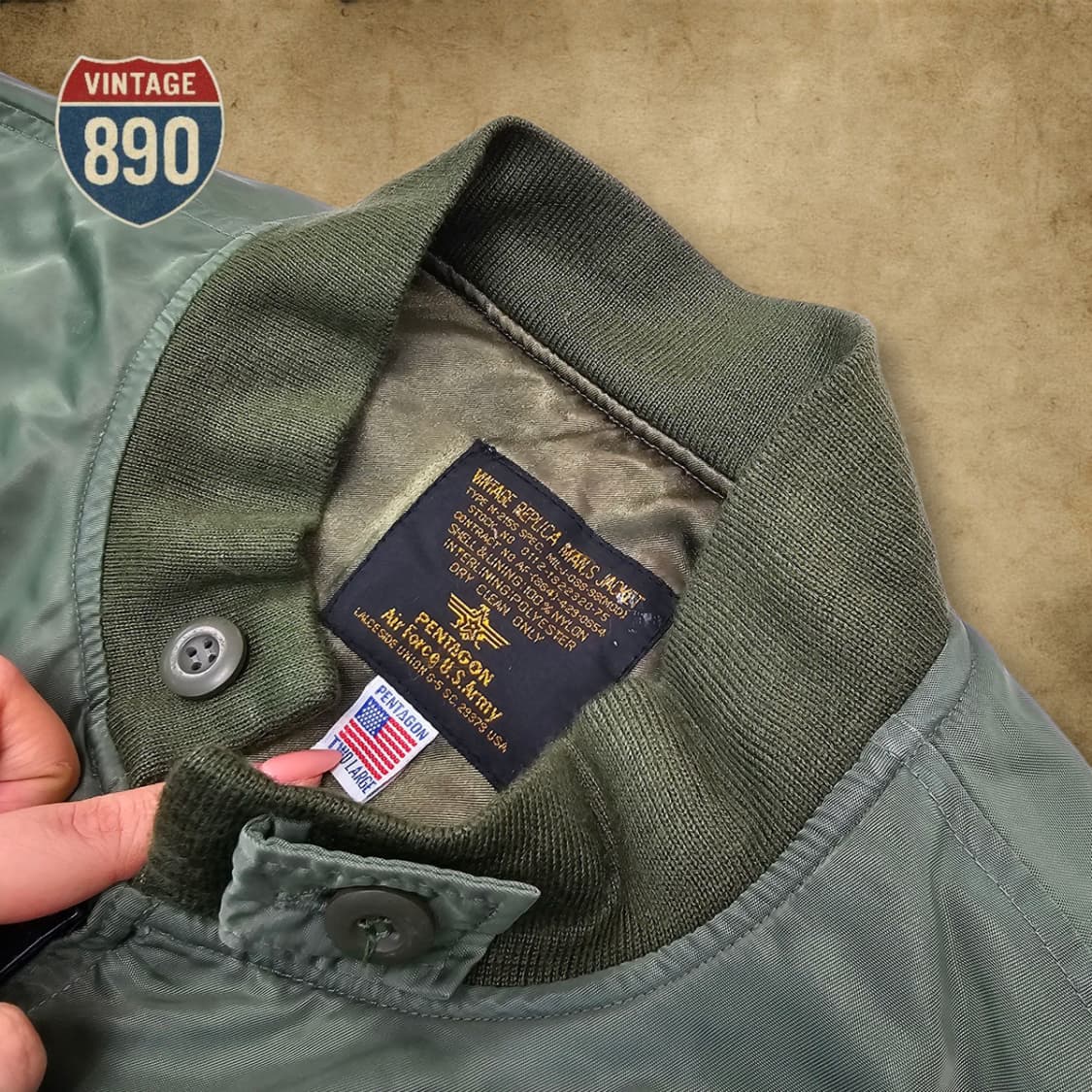 [2L] PENTAGON 펜타곤 에어포스 G-8 웹자켓 상품이미지7