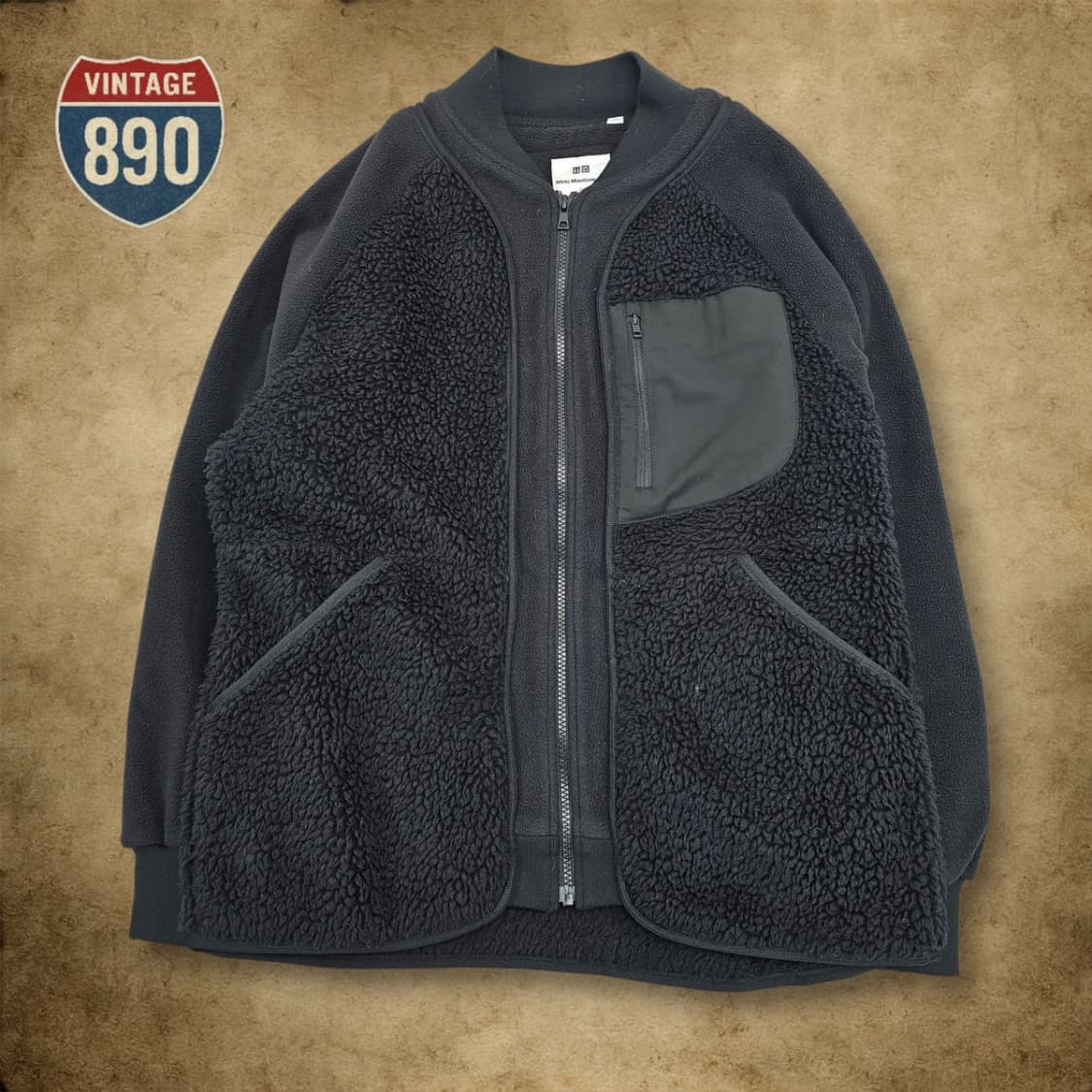 [S] 유니클로X화이트마운티니어링 기모집업 상품이미지1