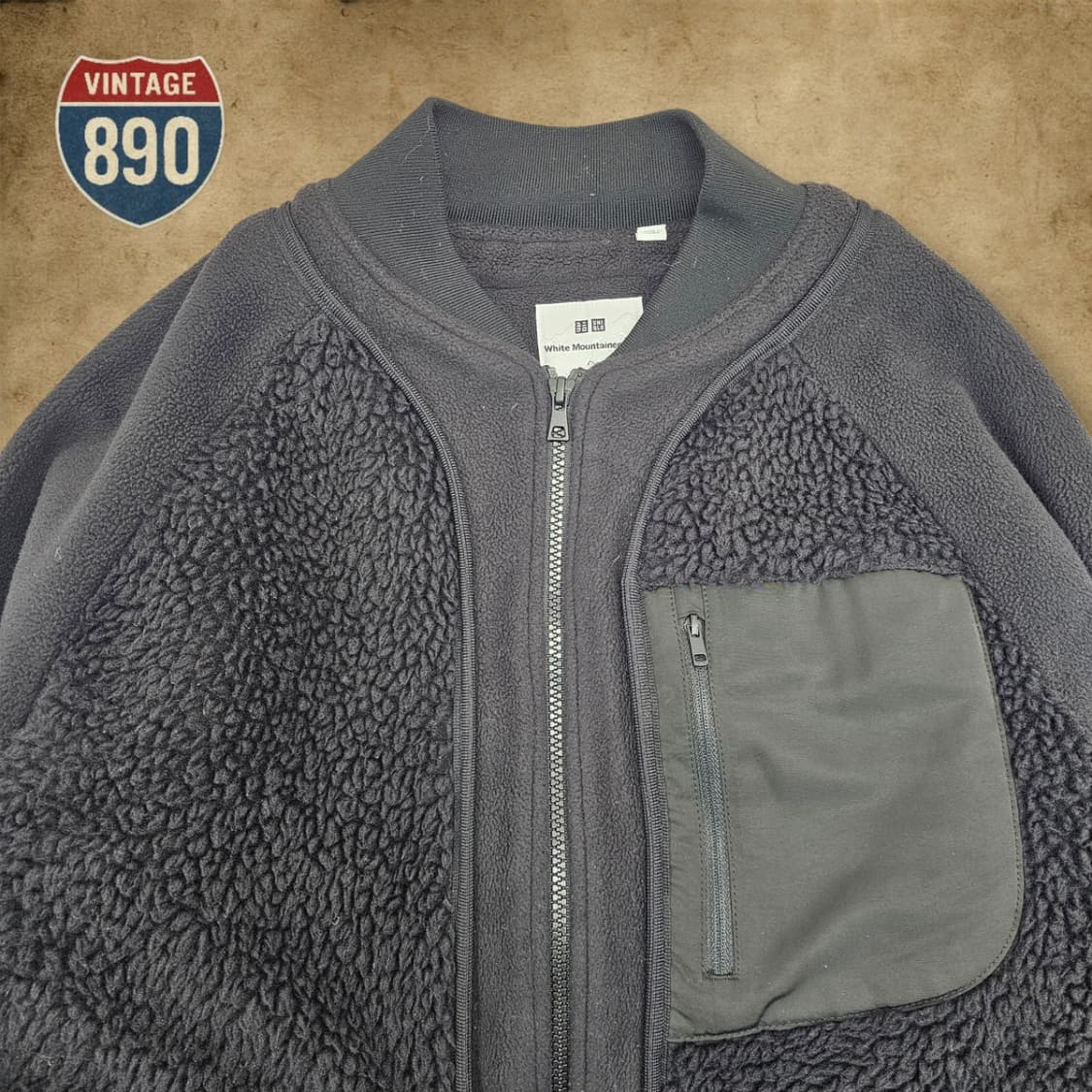 [S] 유니클로X화이트마운티니어링 기모집업 상품이미지2