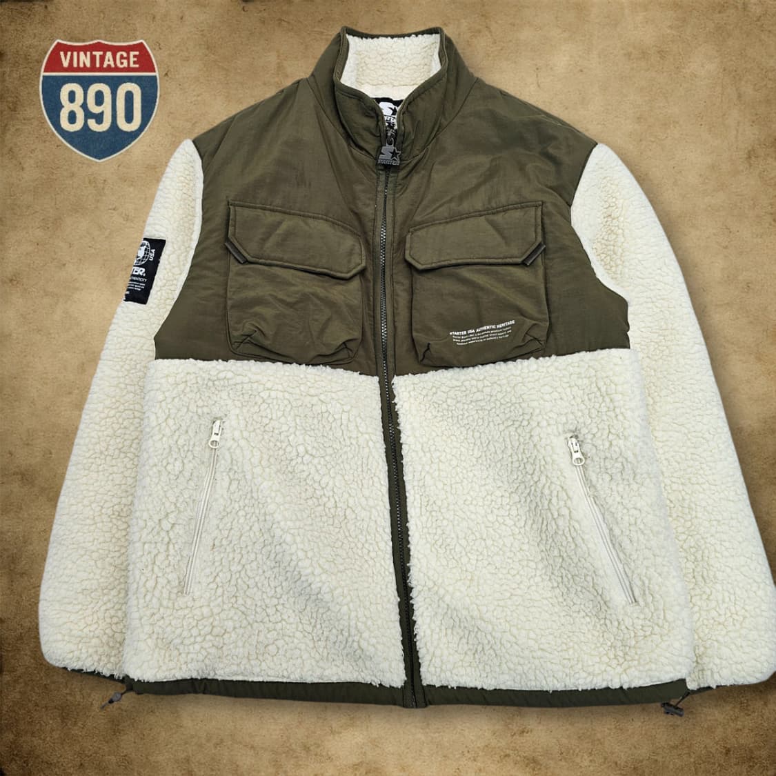 [M] Starter 스타터 플리스 집업 상품이미지1