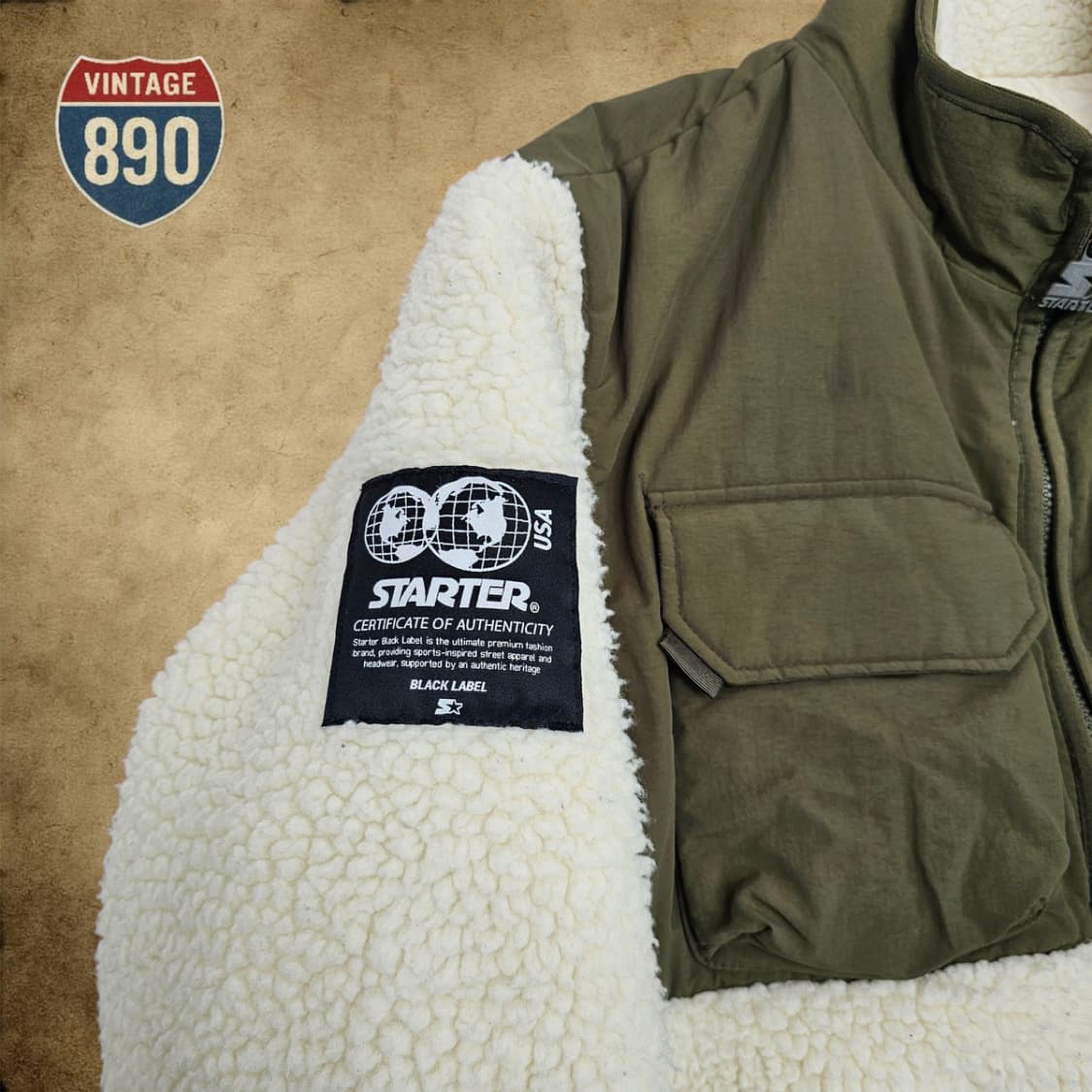 [M] Starter 스타터 플리스 집업 상품이미지4