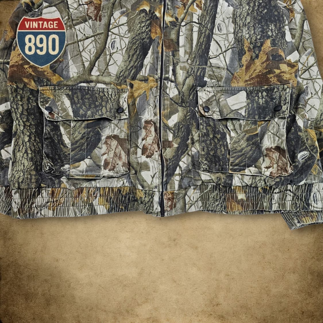 [3XL] 아웃피터스 리얼트리 카모 후드집업 상품이미지3