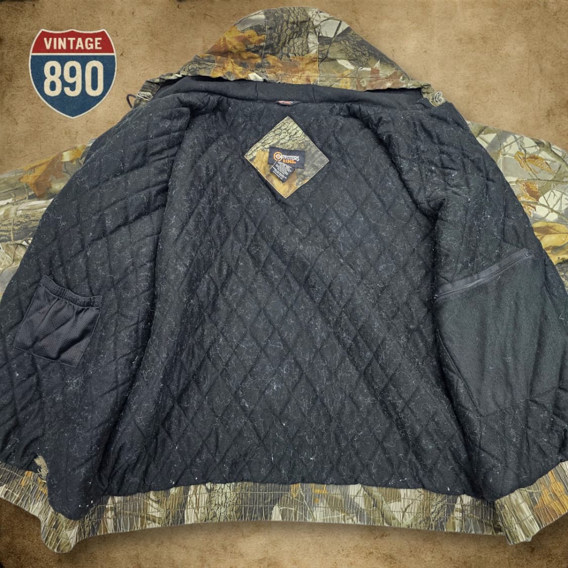 [3XL] 아웃피터스 리얼트리 카모 후드집업 상품이미지7