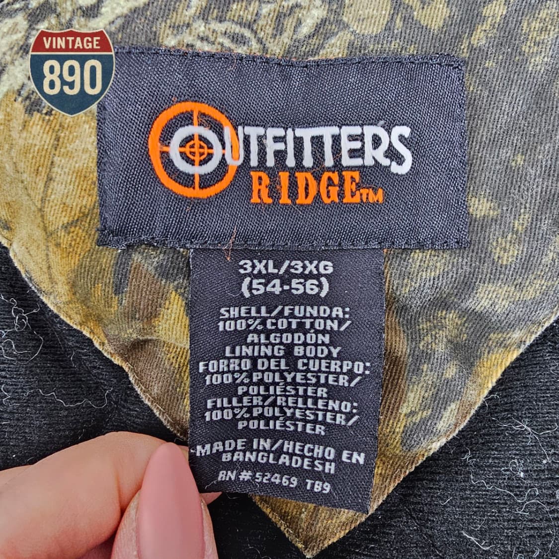 [3XL] 아웃피터스 리얼트리 카모 후드집업 상품이미지8